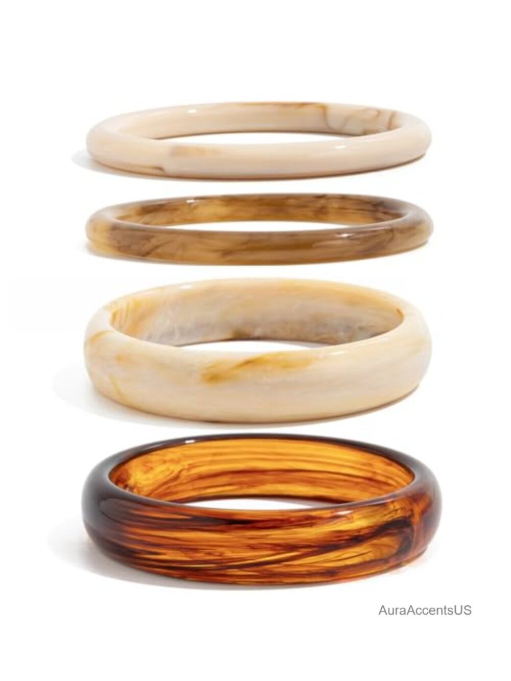Chunky Acrylic Bangle Bracelet Stack Statement Cuff Women's Jewelry Gift